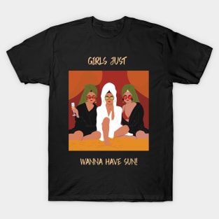 Girls just wanna have sun | summer vibes | waiting for sun T-Shirt